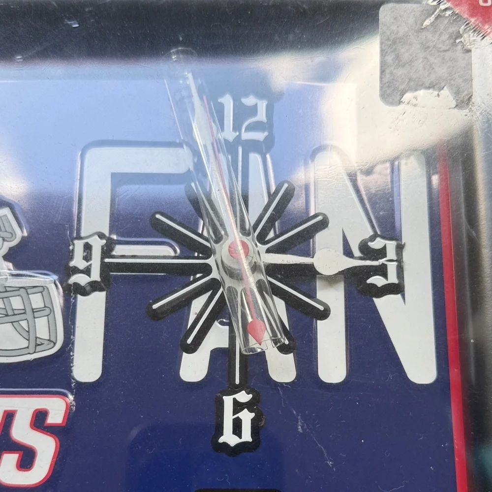 NEW! New York Giants License Plate Quartz Clock